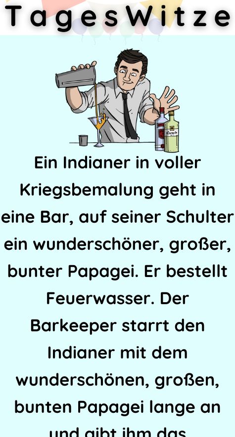 Ein Indianer in voller Kriegsbemalung