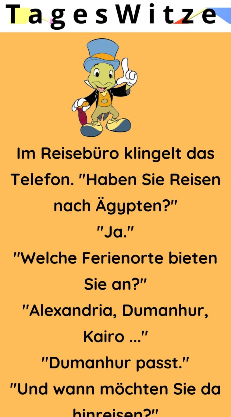 Im Reisebüro klingelt das Telefon