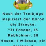 Nach der Treibjagd inspiziert der