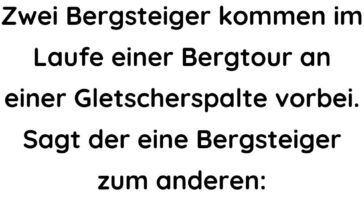 Zwei Bergsteiger kommen im Laufe einer Bergtour