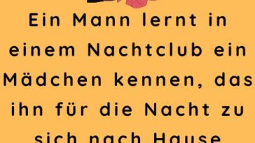 Ein Mann lernt in einem Nachtclub