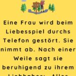 Eine Frau wird beim Liebesspiel durchs