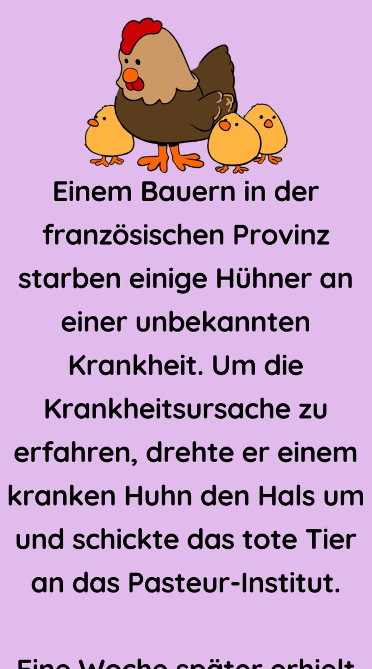 Einem Bauern in der französischen