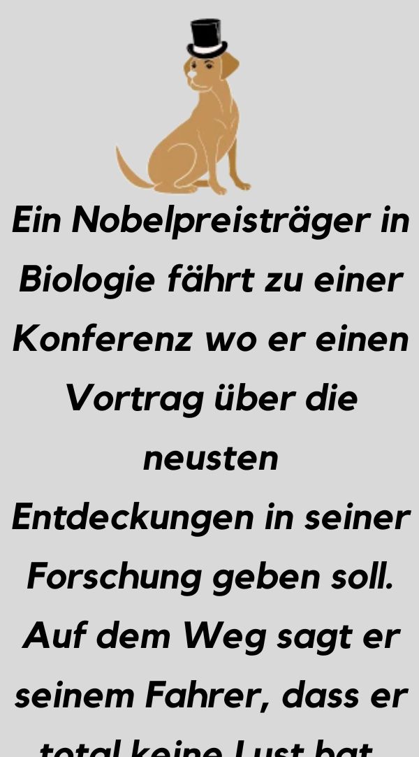 Ein Nobelpreisträger in Biologie