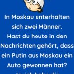 In Moskau unterhalten sich zwei Männe