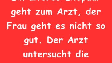 Der Arzt untersucht die