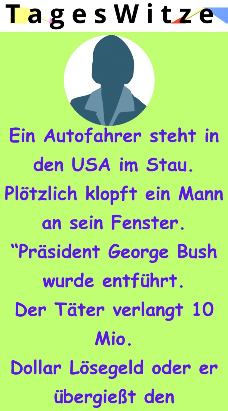 Ein Autofahrer steht in den USA im Stau