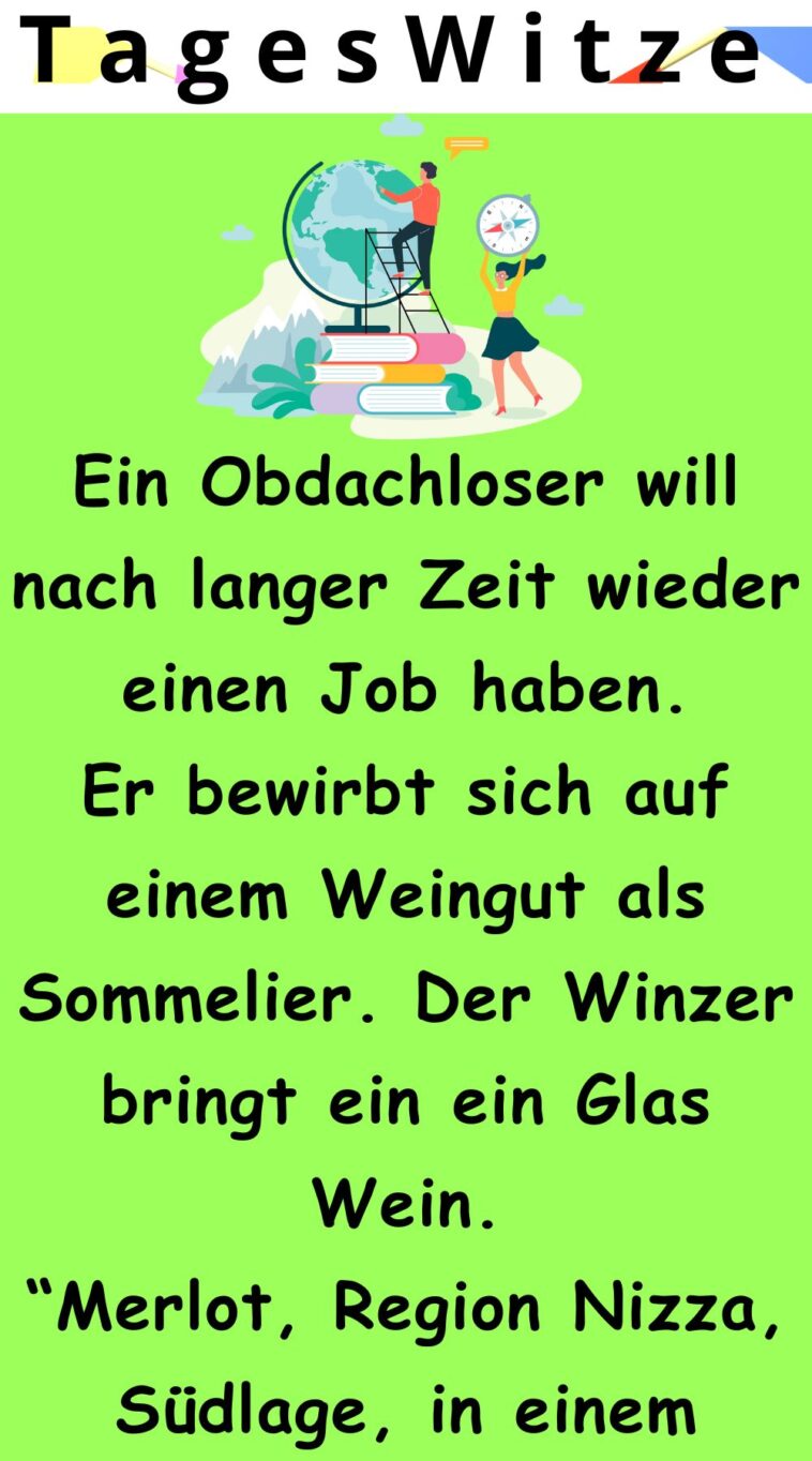 Ein Obdachloser will nach langer Zeit wieder einen