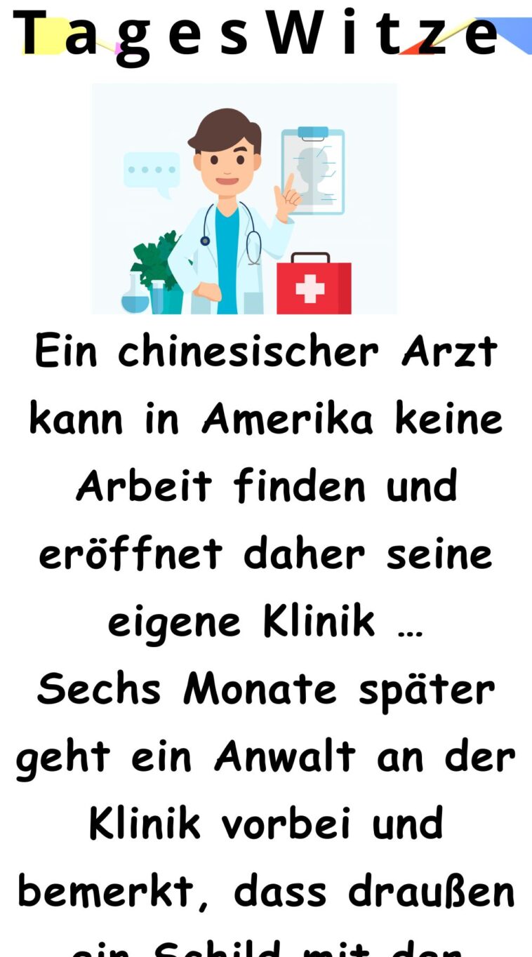 Ein chinesischer Arzt kann in Amerika