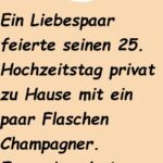 Ein Liebespaar feierte seinen 25