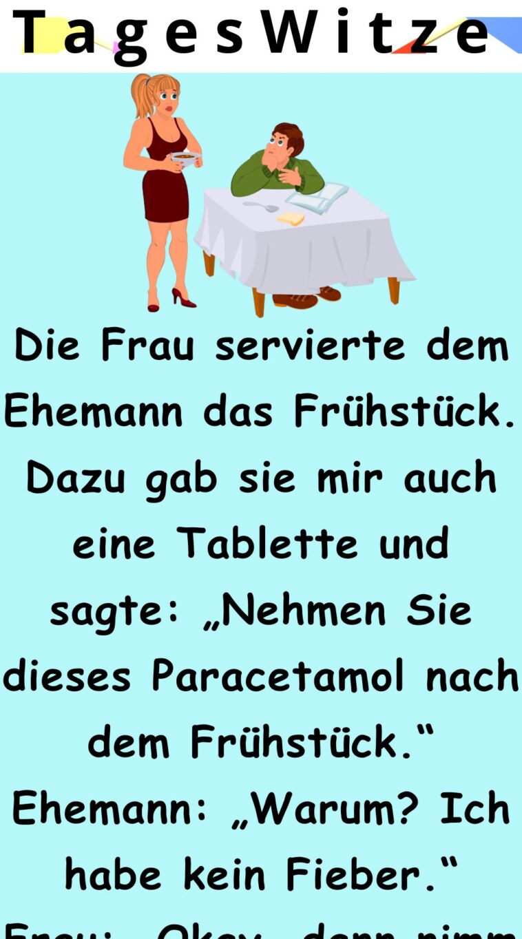 Die Frau servierte das Frühstück