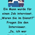 Ein Mann wurde für einen Job interviewt