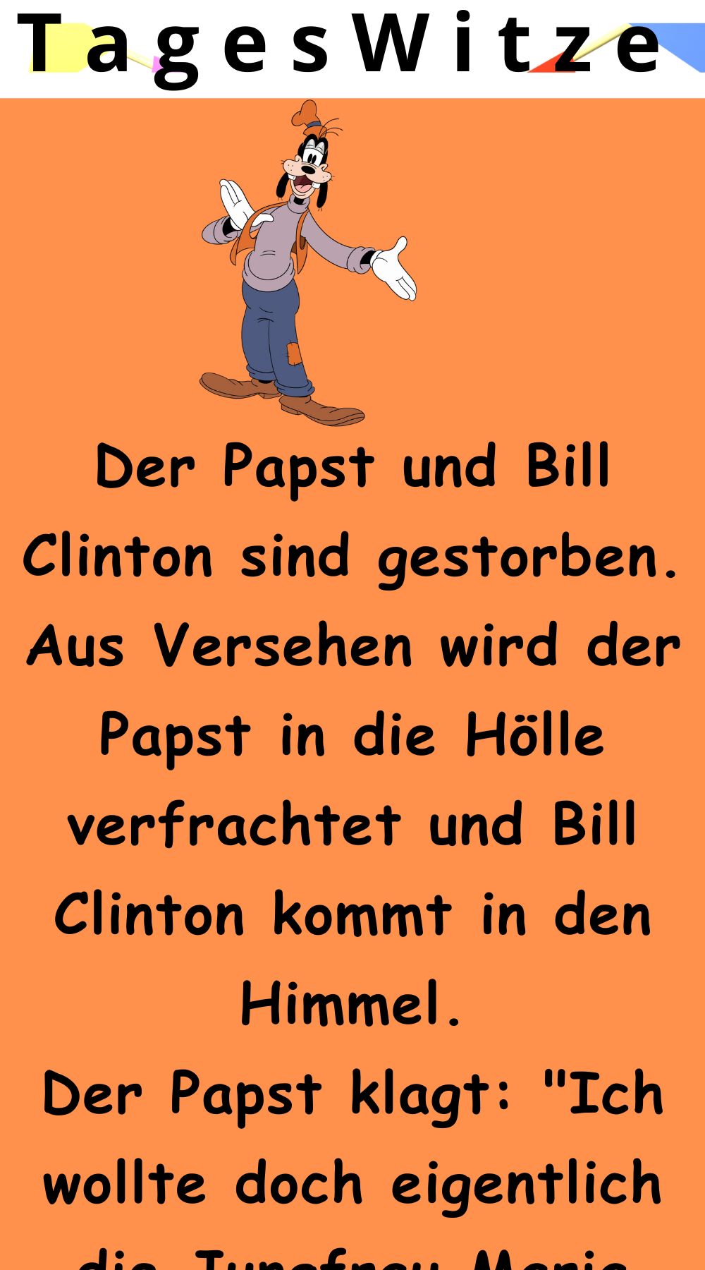 Der Papst und Bill Clinton sind gestorben